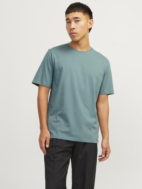 Actual product image Jack & Jones Single-coloured round neck T-shirt T-shirt (M)