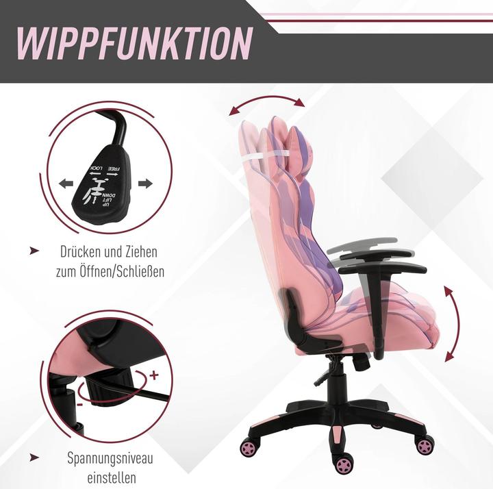 Actual product image Vinsetto Gaming chair