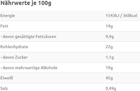 Nährwerte und Zutaten Layenberger Protein Riegel (Cranberry, 1 Stk., 35 g)