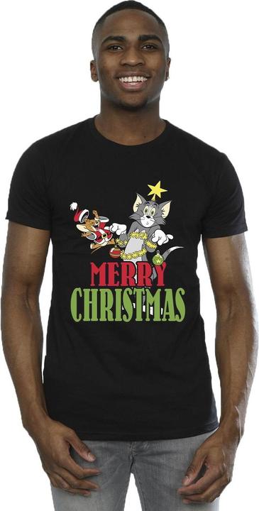 Produktbild Tom & Jerry Merry Christmas Baubles TShirt (XXL)