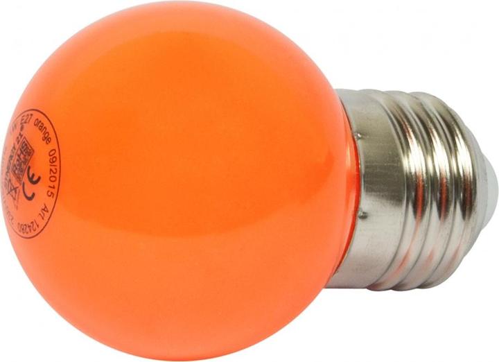 Synergy 21 LED Retrofit E27 Tropfenlampe G45 orange 1 Watt fÃ¼r Lichterkette (E27, 1 W, 1 x, A)