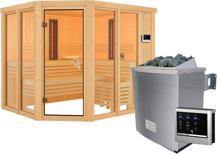 Immagine prodotto Karibu Cabina a infrarossi Ava ingresso ad angolo (9 KW di controllo esterno)