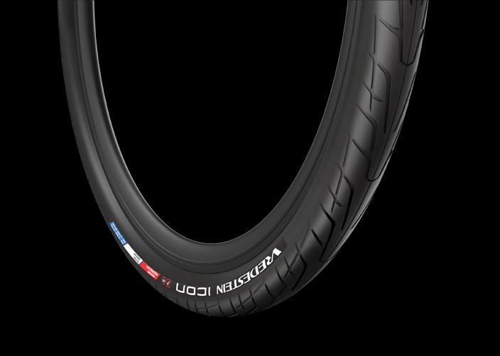 Actual product image Vredestein Icon, 28", 28x2.00, ETRTO 50-622, black/black, TPI 55 (28 x 2.00, 50-622)
