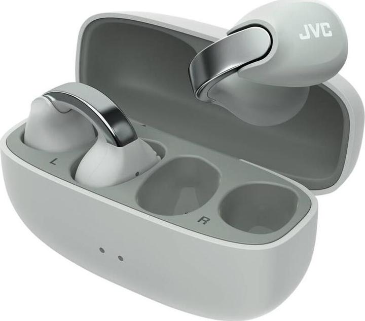 Produktbild JVC HA-NP1T-H Nearphones Open Ear True Wireless Kopfhörer eisgrau (Kabellos)