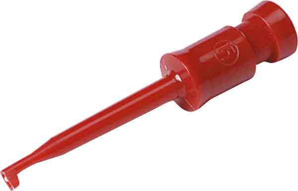 Hirschmann Miniatur-Klemmprüfspitze Mit Lötanschluss (Kleps2) - Rot (Prüfspitze)
