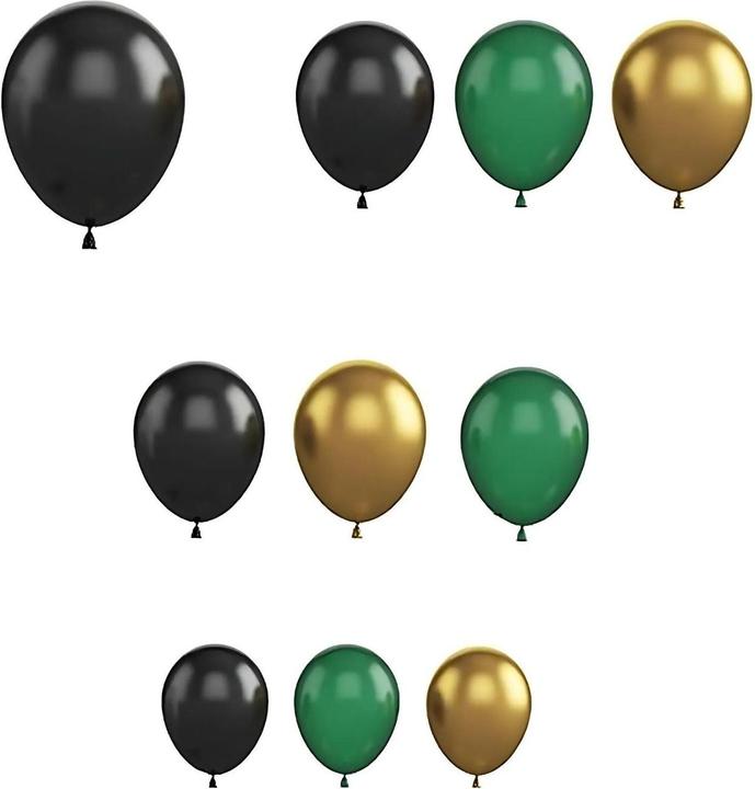 Produktbild Hermex 136er Set Luftballons Ballongirlande Party-Luftballons Ballonbogen Geburtstagsballons