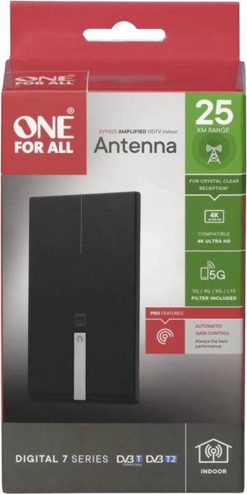 Productafbeelding One for All DVB-T2 premium antenne 5G (Binnenantenne, DVB-T / -T2)