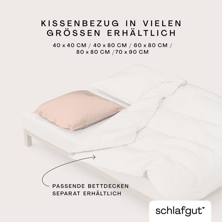 Actual product image schlafgut Woven Satin (Duvet cover, 40 x 80 cm)