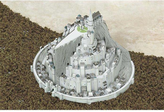 Produktbild Metal Earth Herr der Ringe Minas Tirith