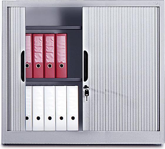 Actual product image C+P Roller shutter cabinet with horizontal blind (120 x 42 x 103 cm)