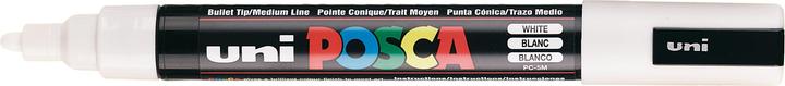 Actual product image Posca Marker PC-5M round tip (White, 2.50 mm, 1 x)