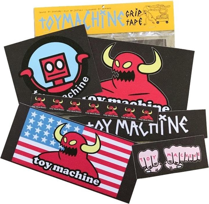 Actual product image Toy Machine Griptape Grip Stickers (pack of 6)
