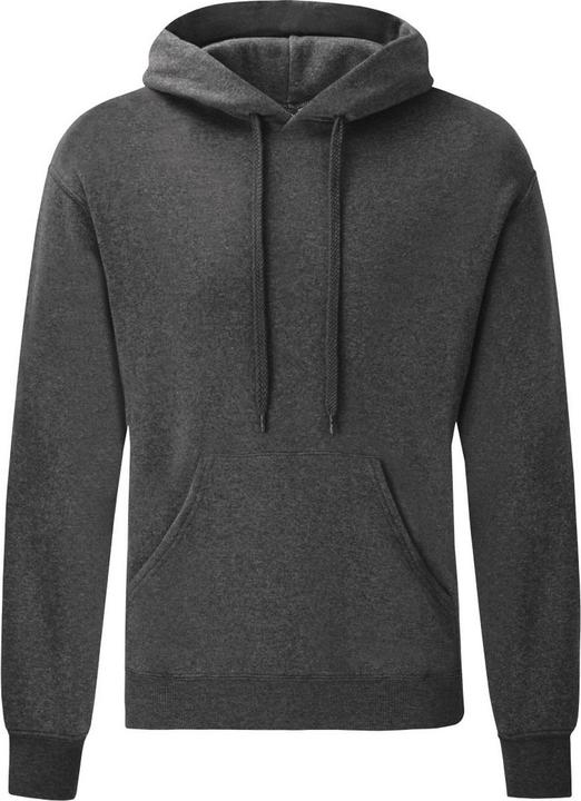 Actual product image Fruit of the Loom Mens Classic Heather Hoodie (L)