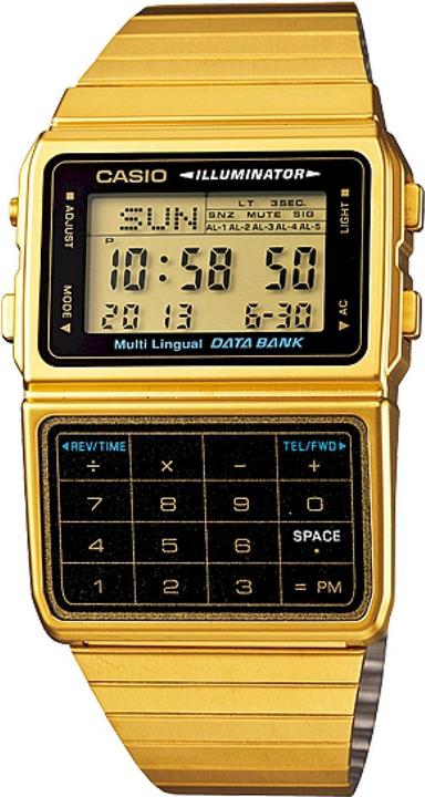 Actual product image Casio Databank Calculator Gold (Digital watch)