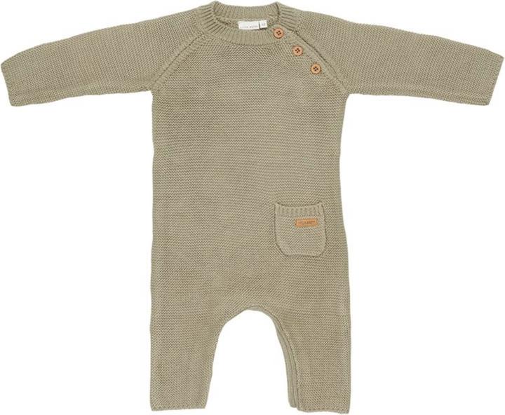 Produktbild Little Dutch Strampler gestrickt Olive (50)