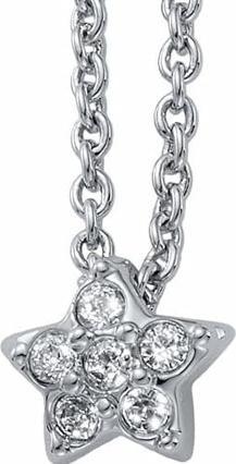 Actual product image Crystalp Elegant necklace with crystals Star 32115.R