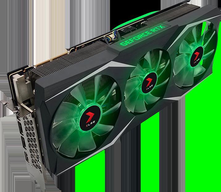 Actual product image PNY GeForce RTX 3090 Ti OC GDDR6X 3xDP 1.4 1xHDMI 2.1 (24 GB)