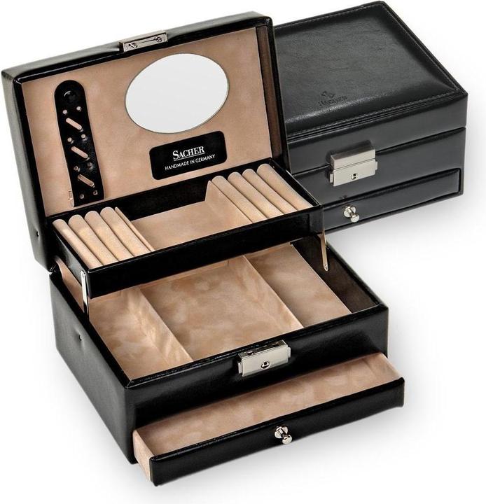 Sacher 15.000.290443 - Portagioie Carola new classic nero