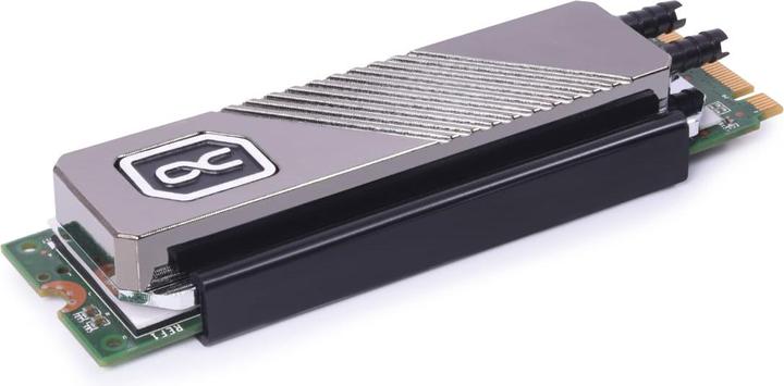 Actual product image Alphacool HDX Pro Water - M.2 NVMe 2280 SSD - MCX Version