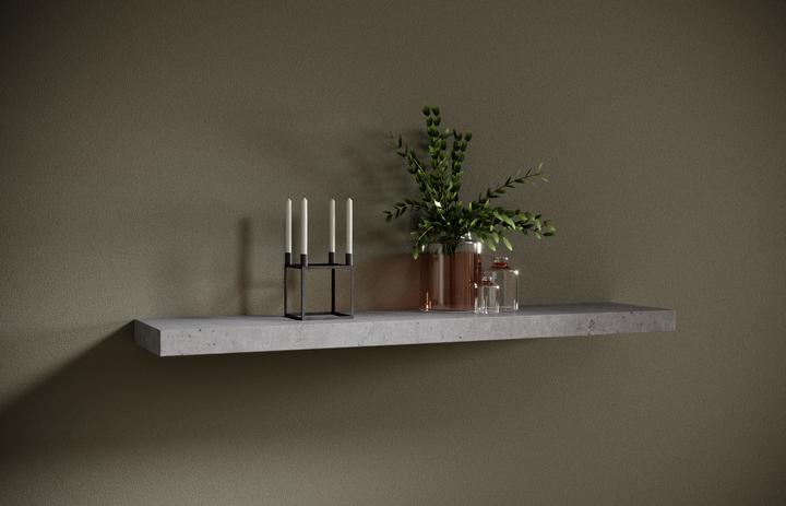 Image du produit ADRK Furniture Étagère suspendue ANDREA 120x26 (120 x 26 x 5 cm)