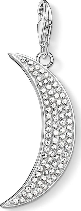 Produktbild Thomas Sabo Charm-Anhänger Mond PAVÉ (Silber)