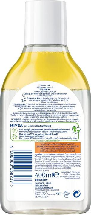 Produktbild NIVEA Skin Glow (Mizellenwasser, 400 ml)