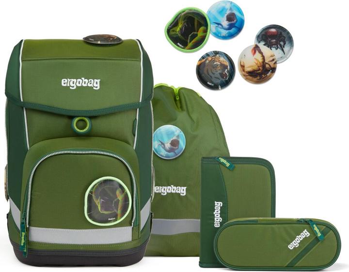 Ergobag School Desk Cubo Special Edition Shiny Green Mozambique (19 l)
