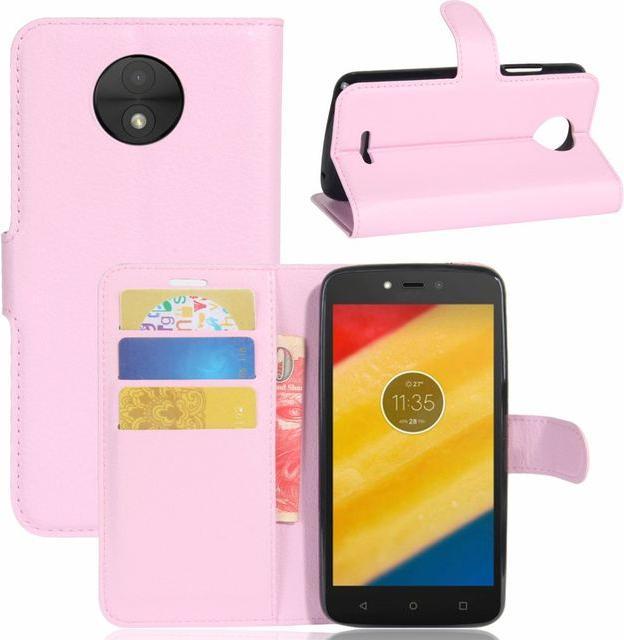 Produktbild MU Classic Lederhülle mit Litchitextur (Motorola Moto C Plus)