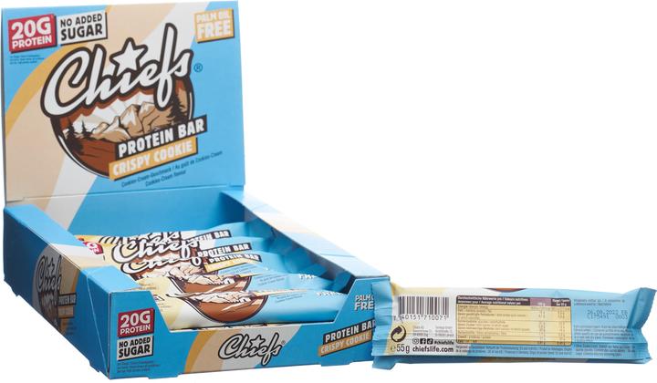 Image du produit Chiefs Protein Bar (Biscuit, 12 pcs, 660 g)