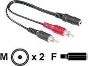 Produktbild Hama 2 Cinch-Stecker (Klinkenadapter)