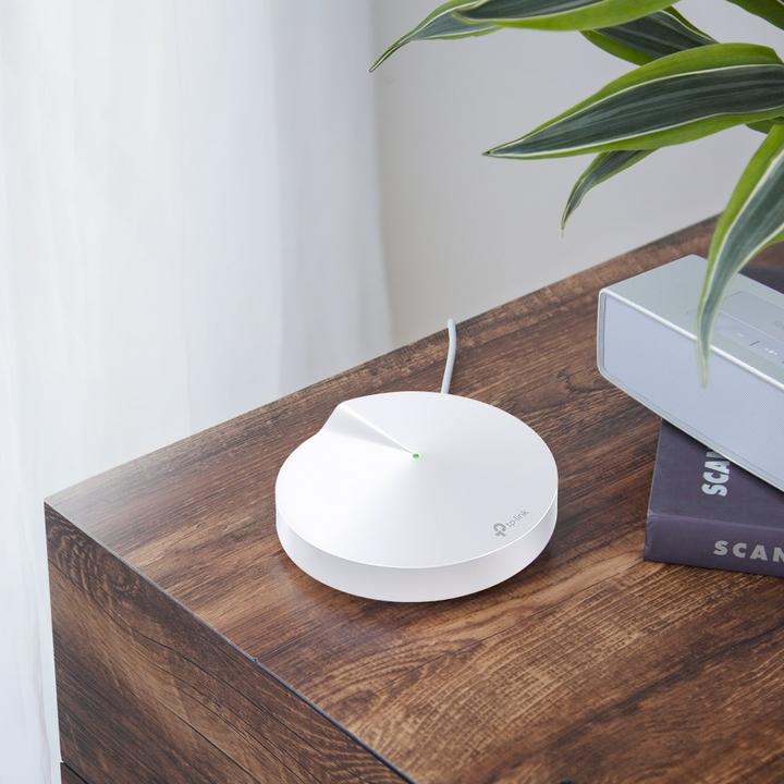 Actual product image TP-Link (DECO M5) Whole-Home Mesh Wi-Fi System, 2 Pack, Dual Band AC1300, 2x Gigabit LAN/WAN per unit