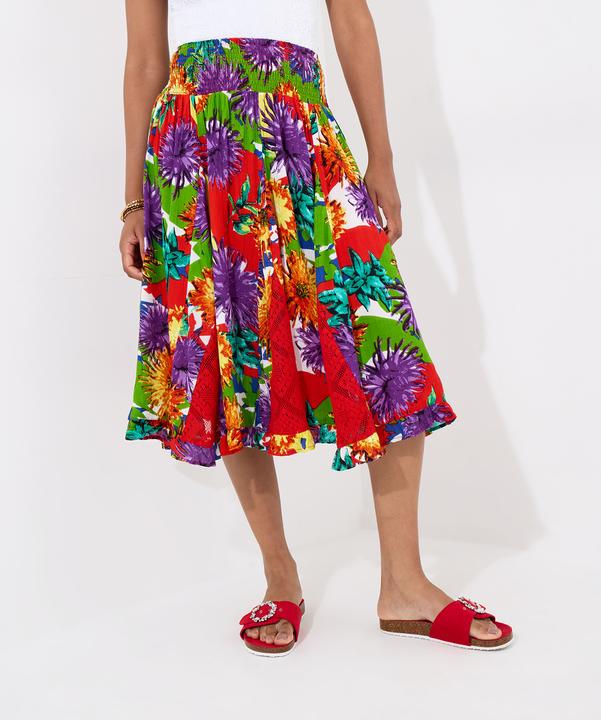 Image du produit Joe Browns Bright Floral Godet Panel Midi Skirt (42)