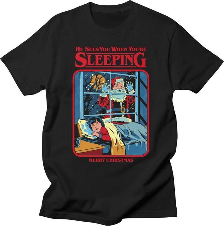 Steven Rhodes He Sees You When You're Sleeping TShirt (XL)