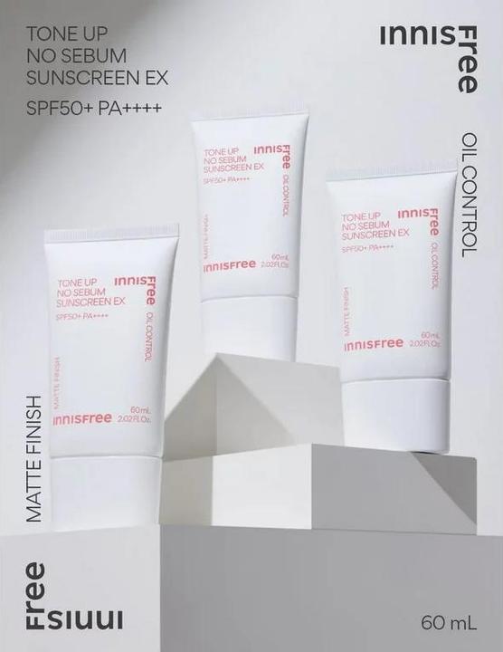Immagine prodotto Innisfree Tone Up No Sebum Crema solare EX (Crema solare, SPF 50+, 50 ml)