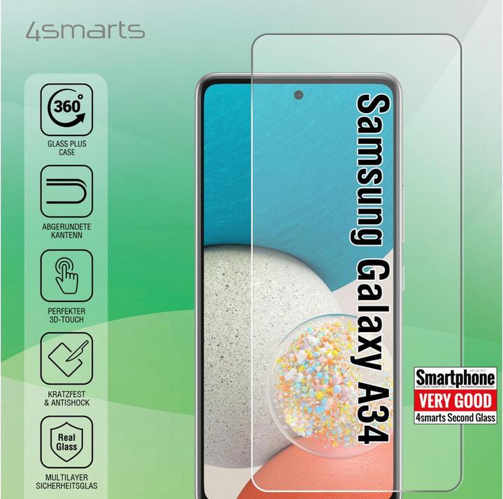 Produktbild 4smarts Second Glass X-Pro (1 Stück, Samsung Galaxy A34 5G)