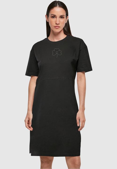 Produktbild Merchcode Ladies Spring - Leaf Clover Flower Oversized Slit Tee Dress - 117811 (L)