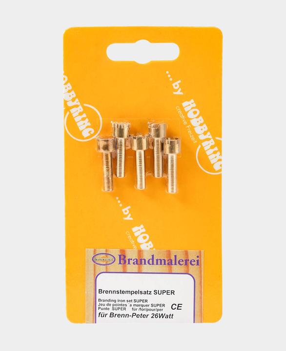 Actual product image Brenn-Peter Firing tip and punch sets of 3