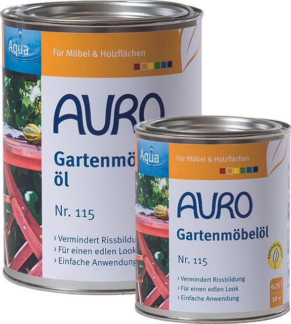 Produktbild AURO Gartenmöbelöl 115 (Brown, 2.50 l)
