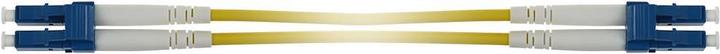 Produktbild 0.5 meter singlemode 9/125 OS2 duplex armored fiber patch cable with LC connectors (CAT6, 0.50 m)