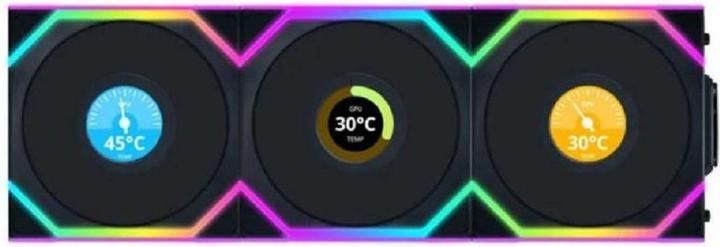 Immagine prodotto Lian-Li UNI FAN SL Ventola LCD wireless, ARGB, PWM, confezione da 3 pezzi con controller - lama invertita (120 mm, 3 x)