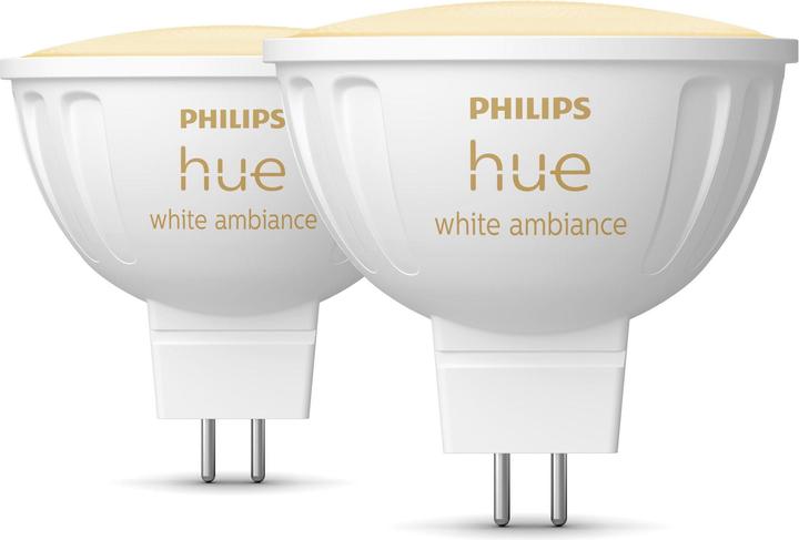 Philips Hue White Ambiance (GU5.3, 5.10 W, 400 lm, 2 x, G)