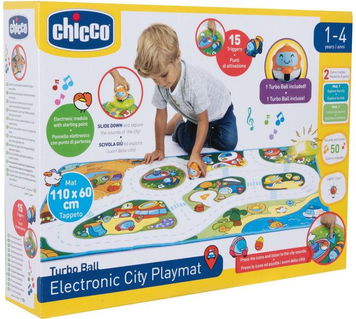 Actual product image Chicco Turbo Ball - Electronic Playmat City (110 x 60 x 110 cm)