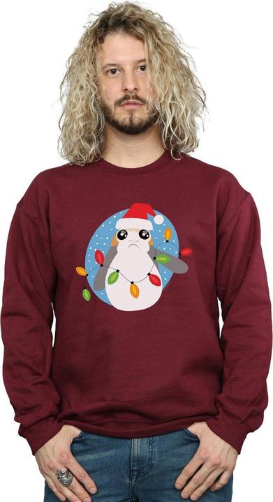 Produktbild Star Wars The Last Jedi Porg Christmas Lights Sweatshirt (S)