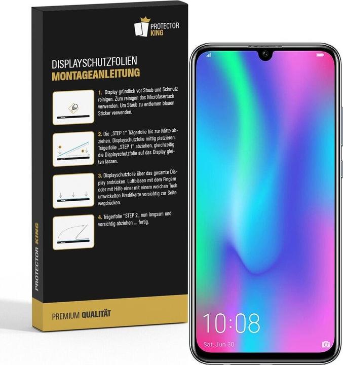 Produktbild Protectorking 4x Premium Displayschutzfolie 3D KLAR (4 Stück, Honor 10 Lite)