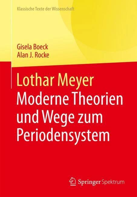 Image du produit Lothar Meyer (Allemand, Gisela Boeck, Alan J. Rocke, 2022)