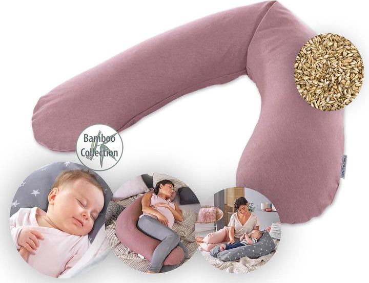 Immagine prodotto Theraline Cuscino per l'allattamento "The Original" con imbottitura in farro, inclusa la fodera 190 cm