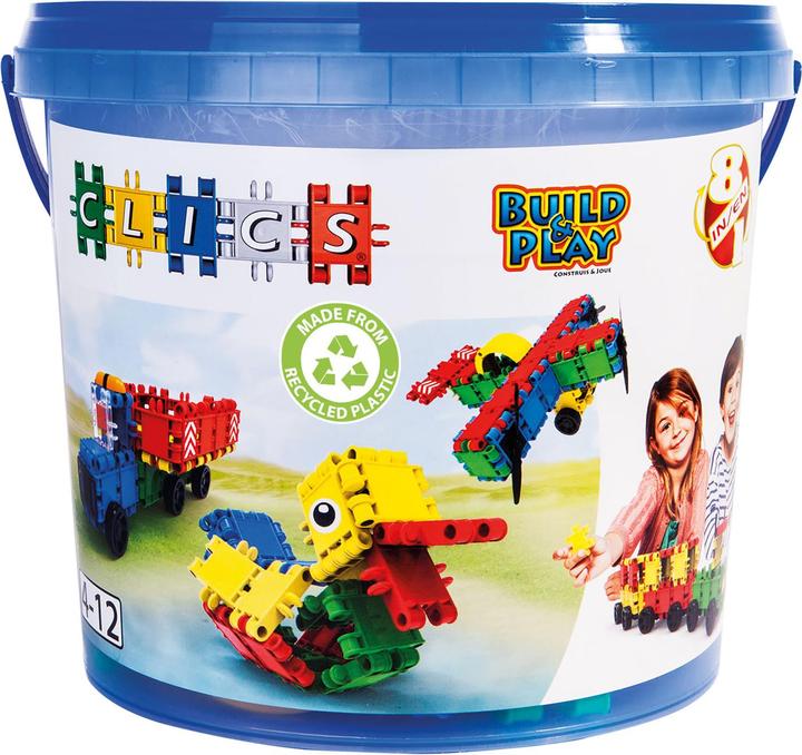 Clics Seau de construction et de jeu
