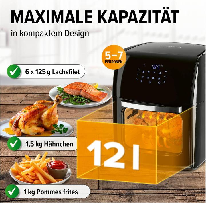 Produktbild Gourmetmaxx Heissluft-Fritteuse