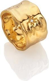 Hot Diamonds Jac Jossa Soul DR253 Luxury Gold Plated Diamond Ring - Circuit: 52mm (52)