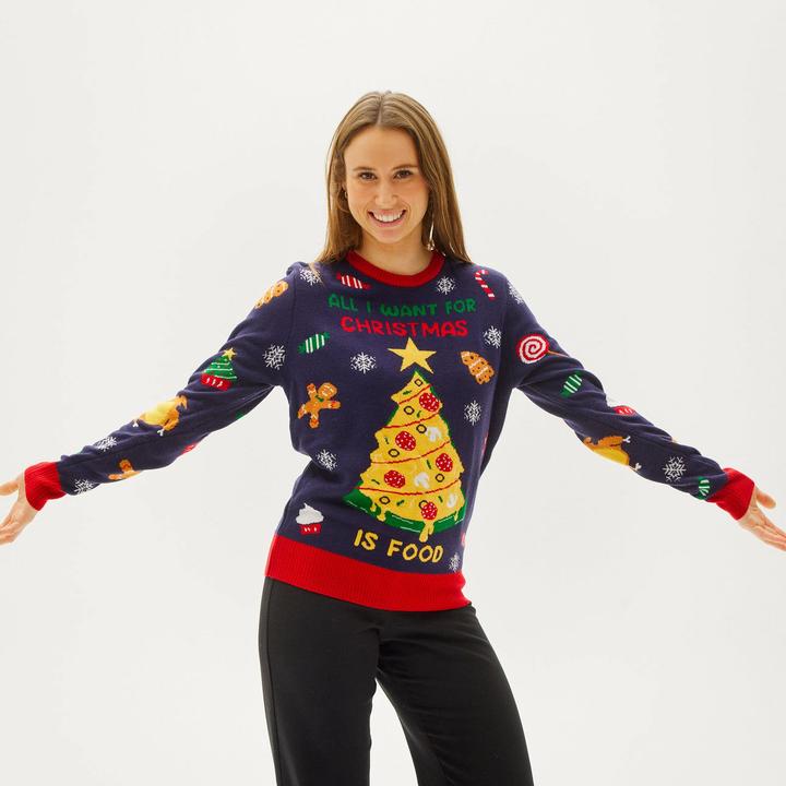 Produktbild Christmas Sweats All I Want For Christmas Is Food (L)